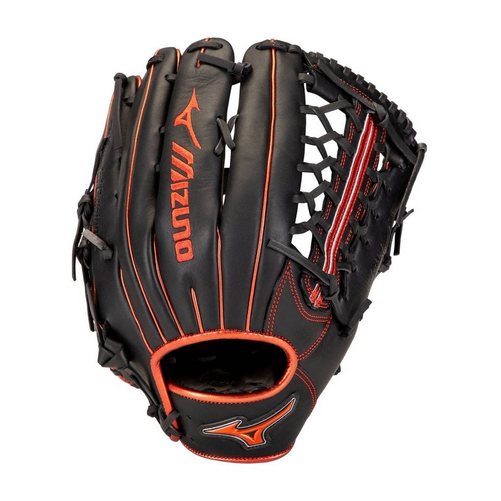 Mizuno Men's MVP Prime SE Outfield Baseball Glove 12.75" Black/Red (312843-WDY)